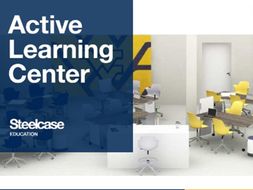 Rendering of Steelcase Education Active Learning Center.