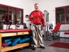 Kyle Wilson standing in athletic training room at UNLV