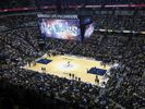 View from the top of Bankers Life Field-house during a Pacers game